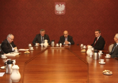 Spotkanie Rady Izby z Prezydentem Jackiem Krywultem